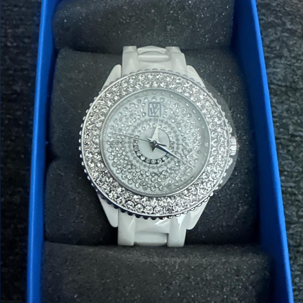 Victoria Wieck crystal watch NIB